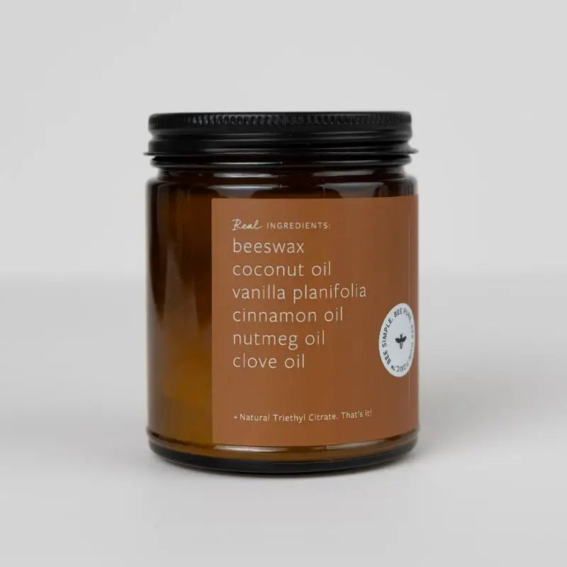 Pumpkin Pie Essential Oil Beeswax Jar Candle