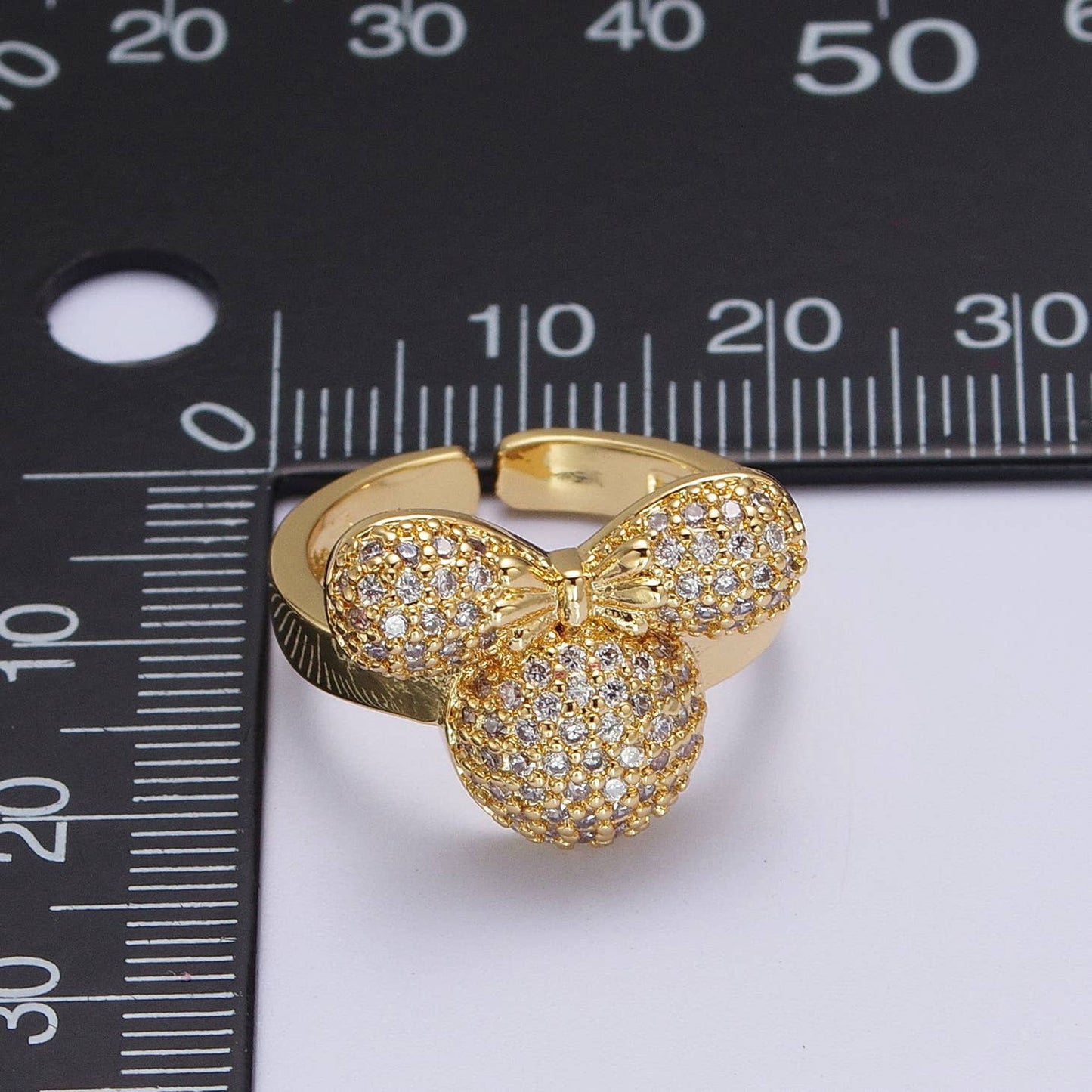 Diamond Bow Ring