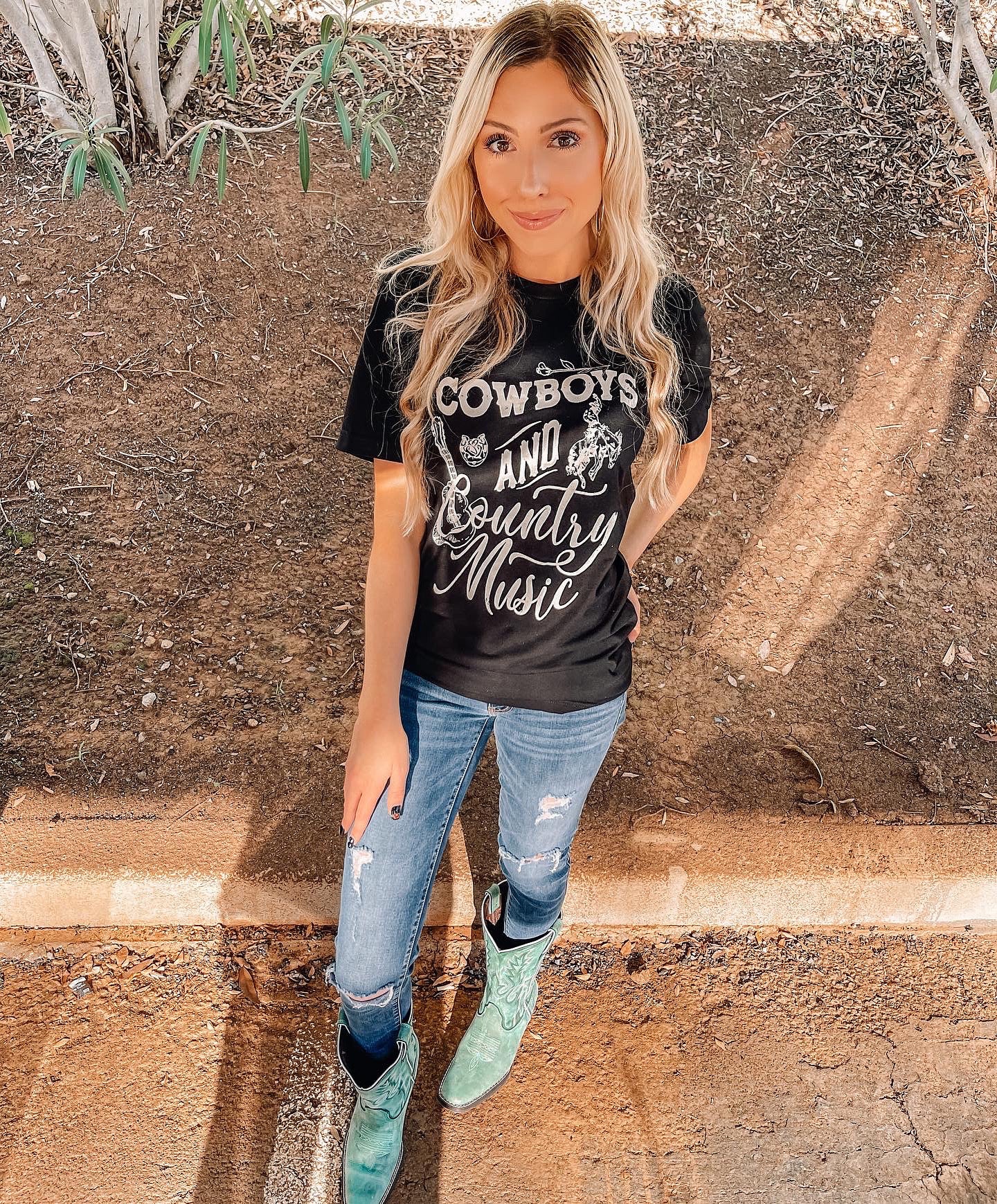 Cowboys & Country Music Tee