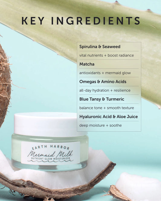 Mermaid Milk Nutrient Glow Moisturizer: Superfoods